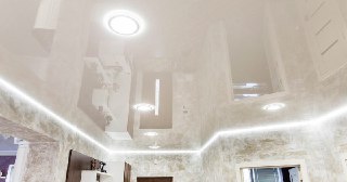 Натяжной ПВХ потолок Сосновый Бор, цена от 2129 руб.
